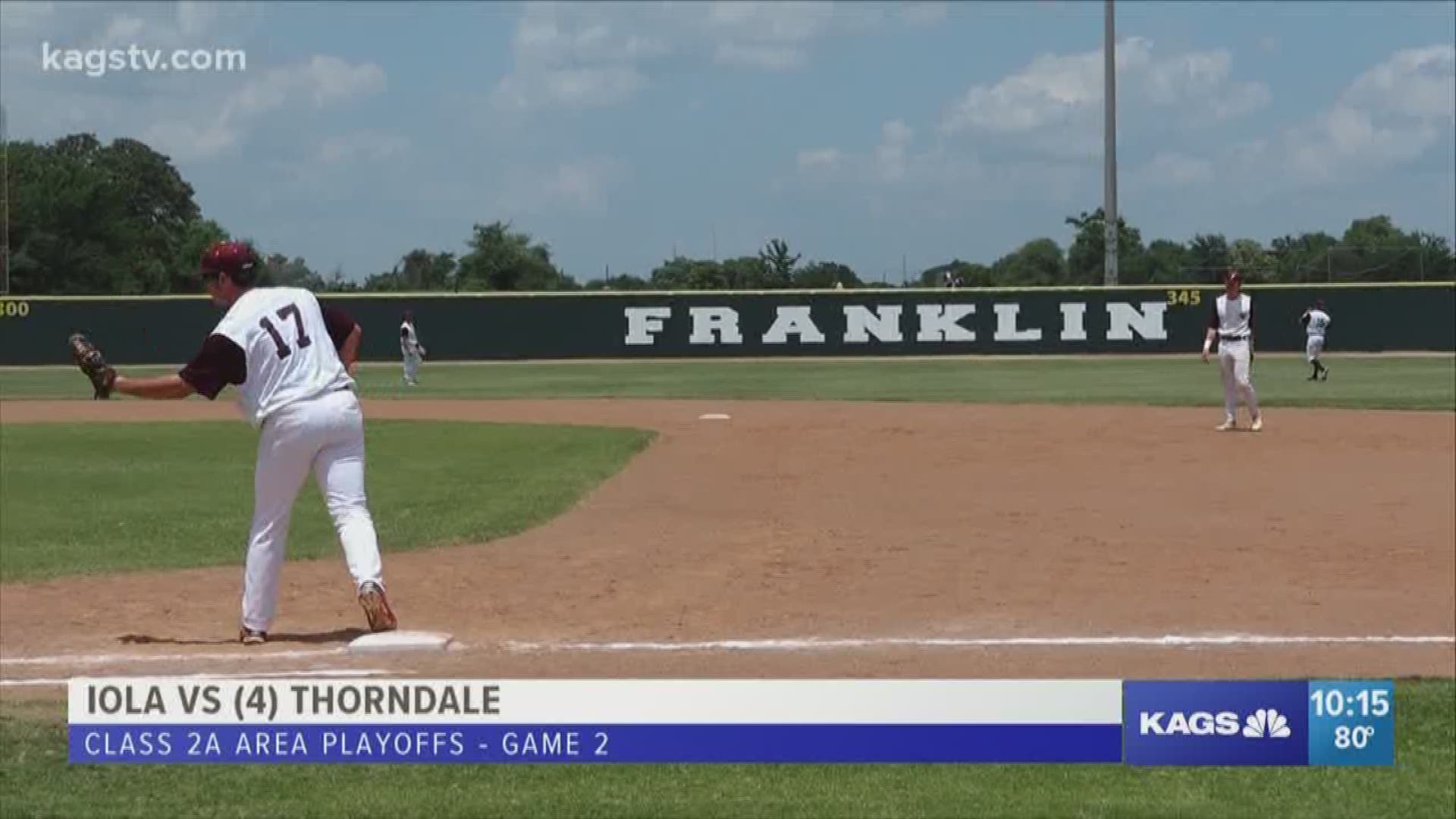 No. 4 Thorndale defeated Iola 4-2 to advance to the Class 2A Regional Quarterfinals.