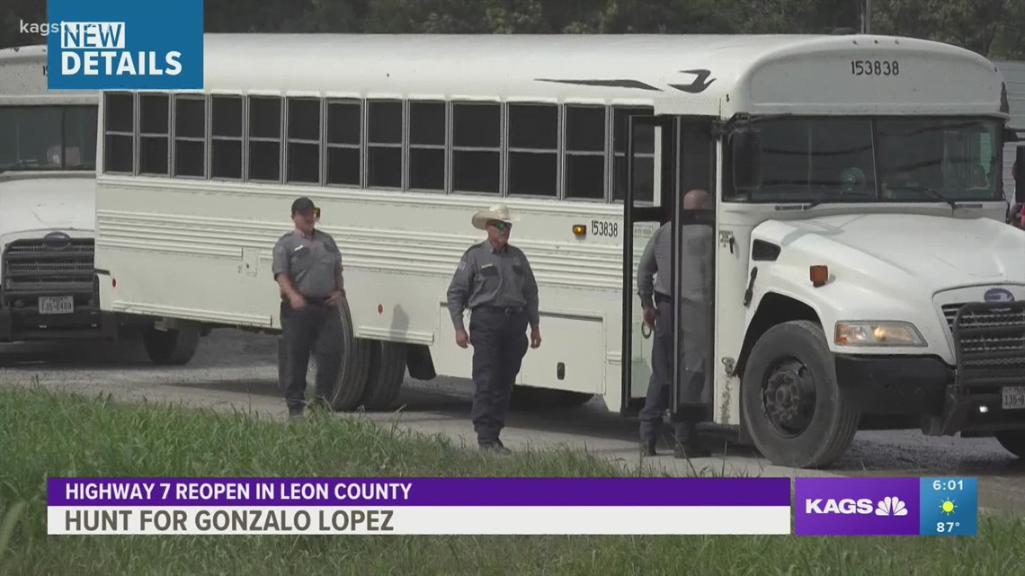 Highway 7 reopened in Leon County, search continues for Gonzalo Lopez