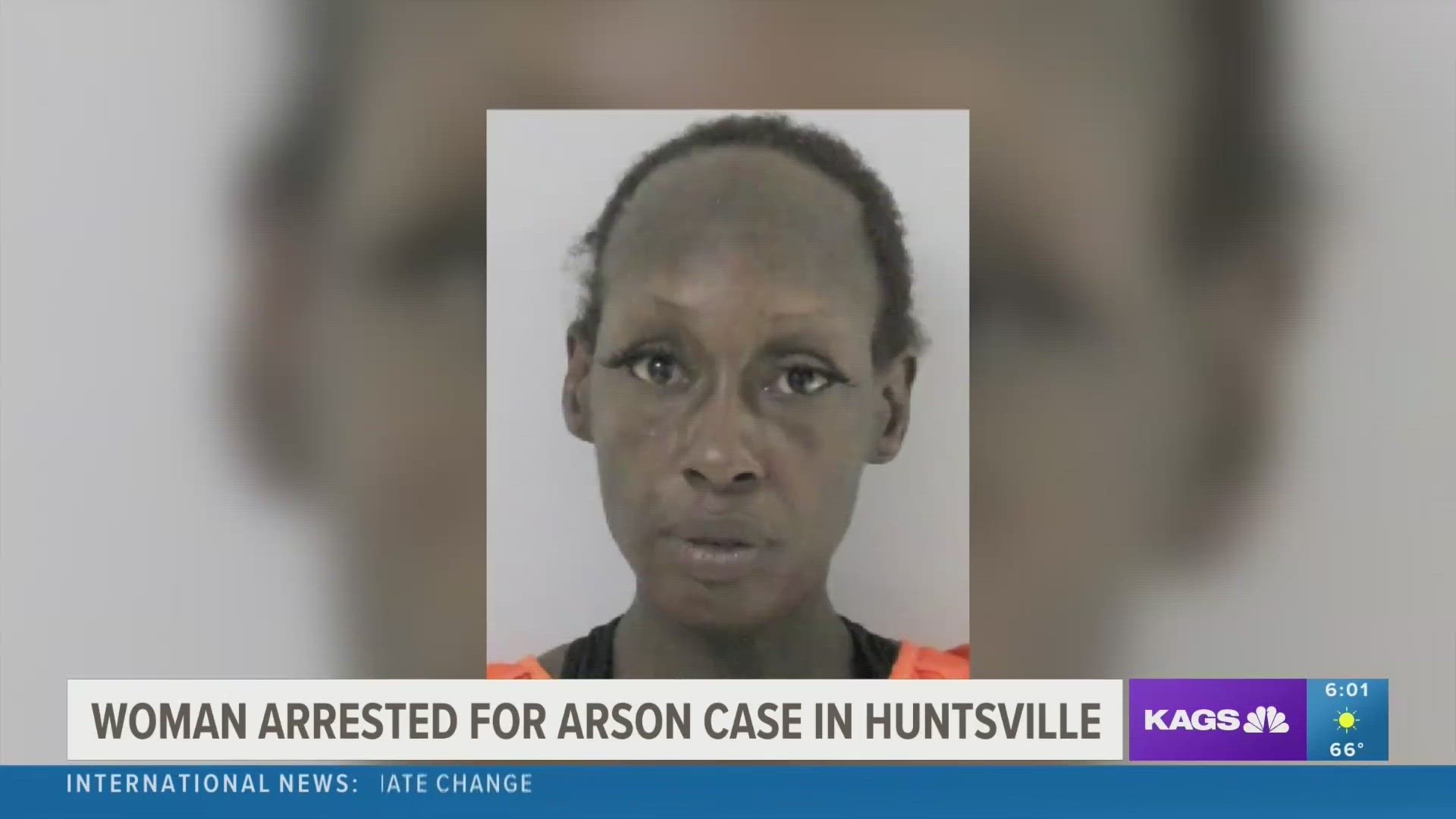 The arrest was made on Tuesday, March 28, according to Huntsville Police.