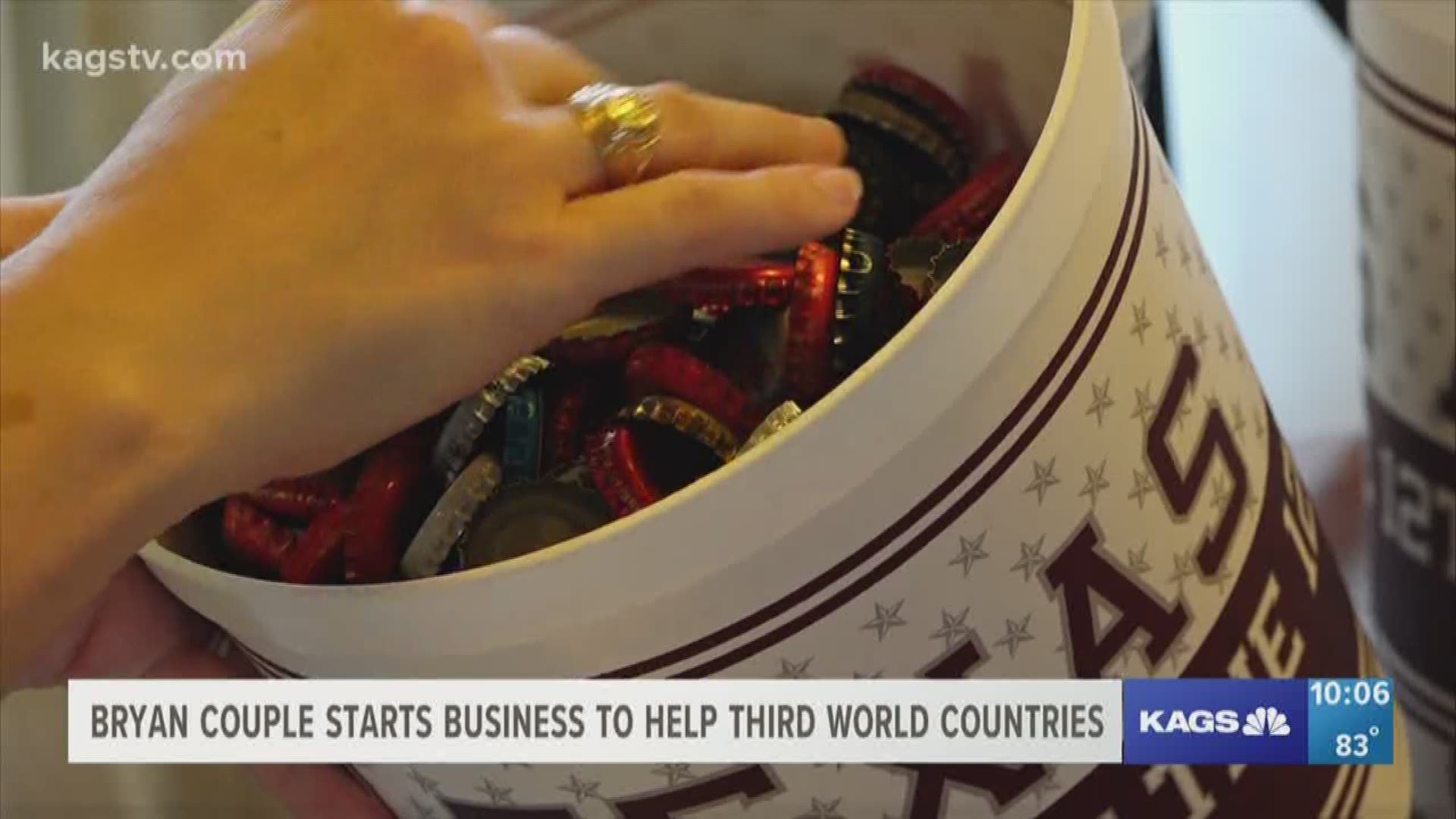 One couple is starting a business with items that many throw away on a daily basis.
