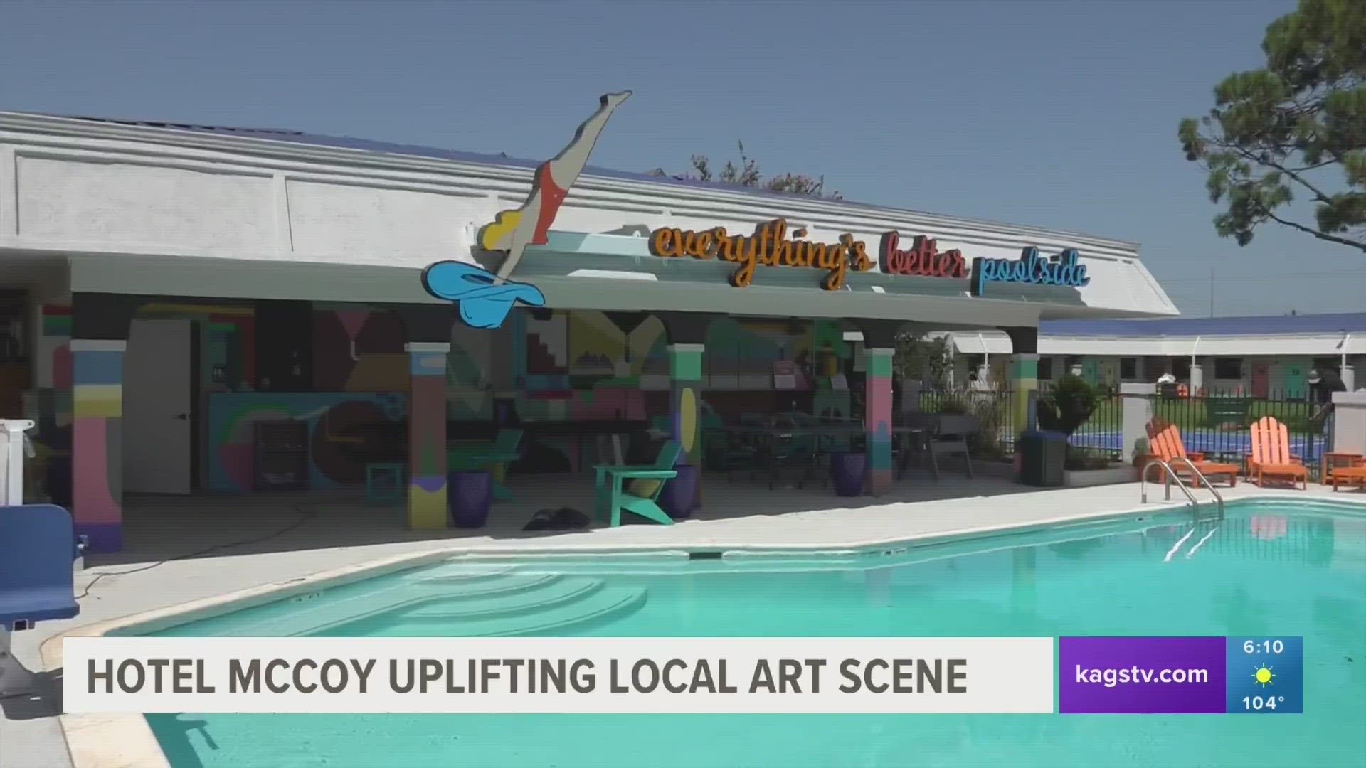 With art from local artists in all 52 of Hotel McCoy's rooms and amenities, the attraction wants to be a center of displaying community talents.