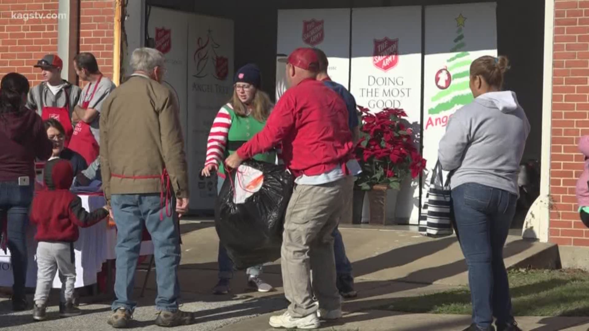 With the help of many in the community, the Salvation Army is bringing gifts and more to kids in need around the Brazos Valley.