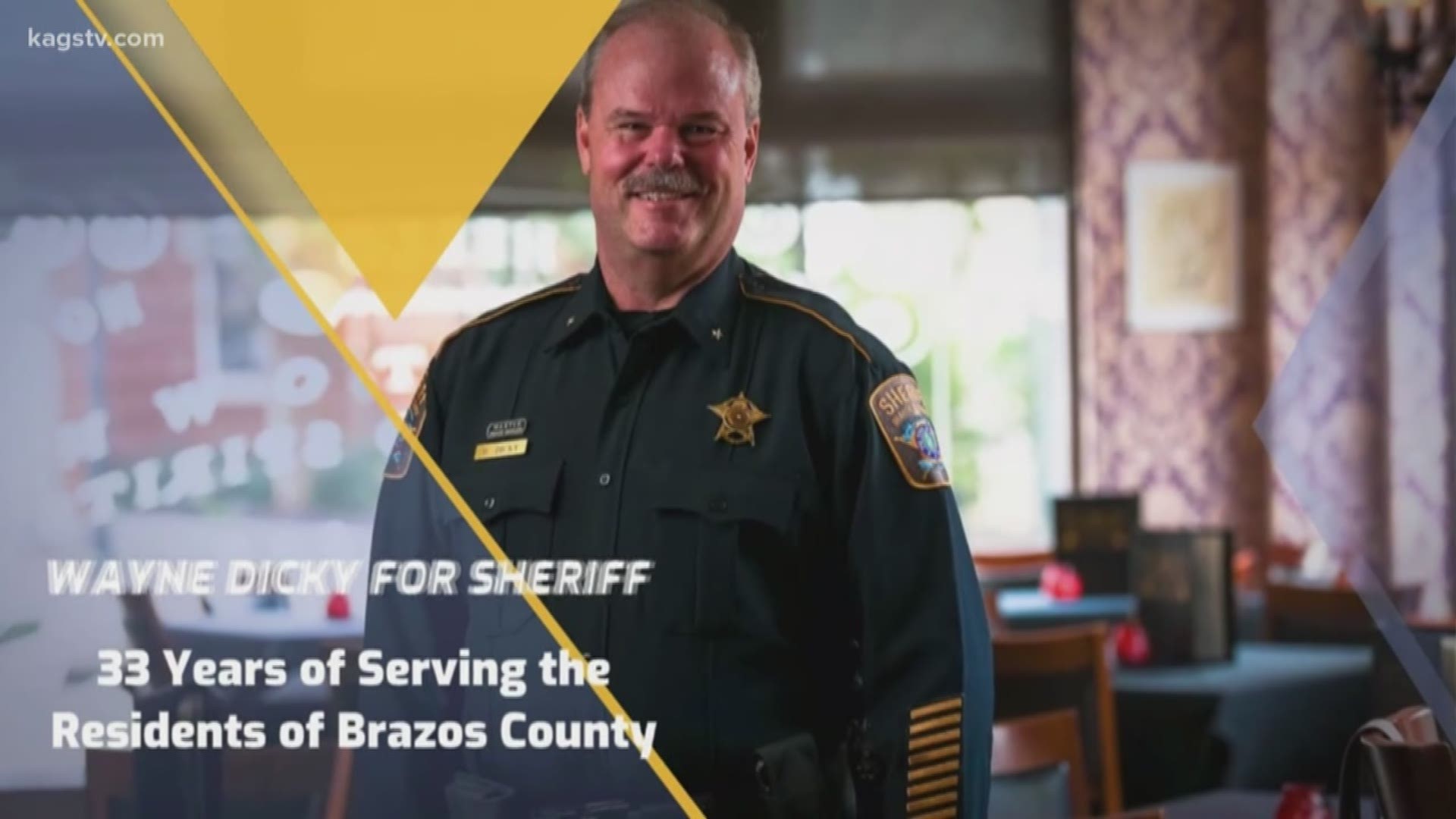 Wayne Dicky has been a Jail Administrator with the Brazos County Sheriff's Office for almost 34 years.