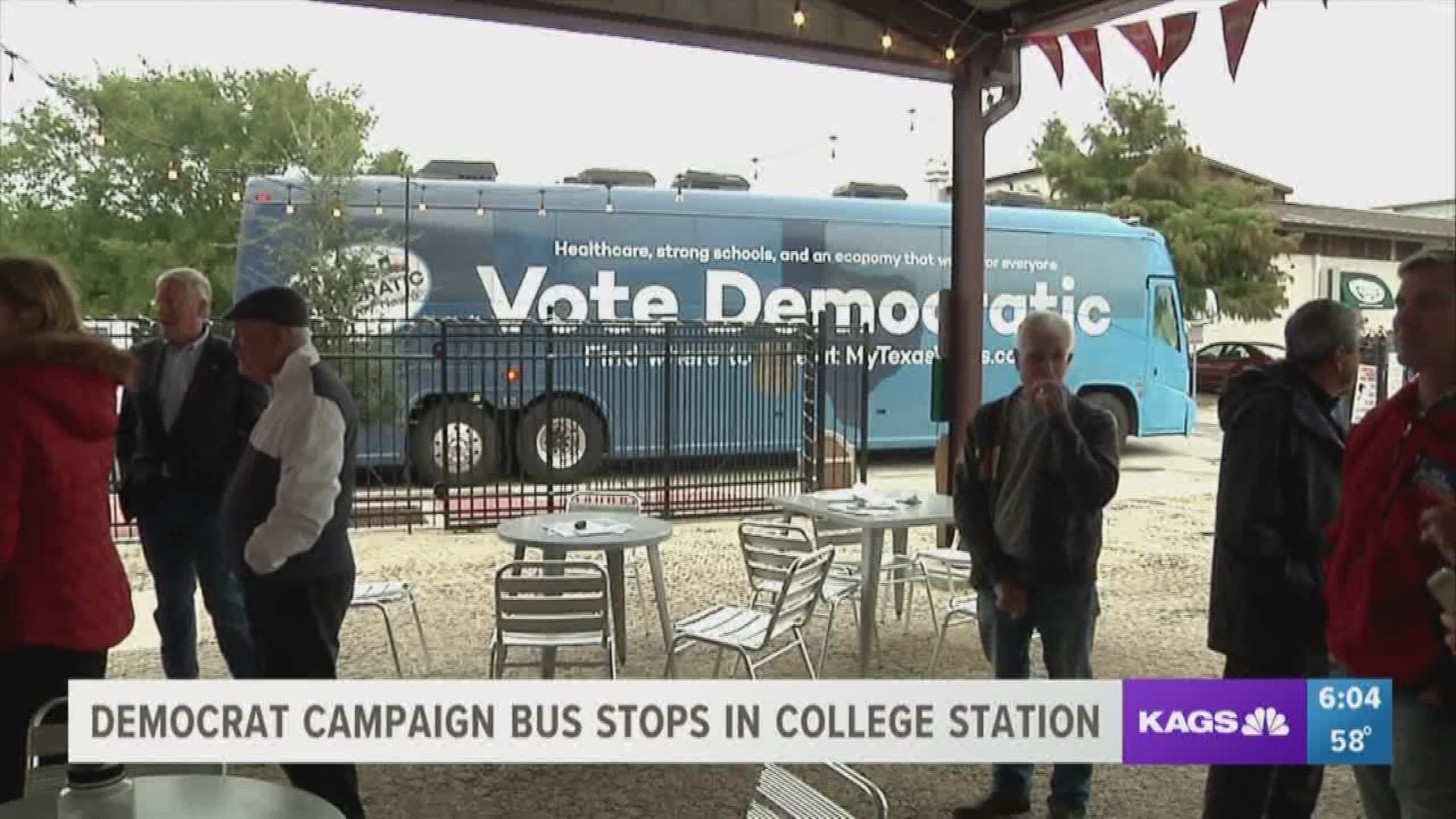 With 20 days until Election Day, the Texas Democrats took their state-wide campaign to the Brazos valley.
