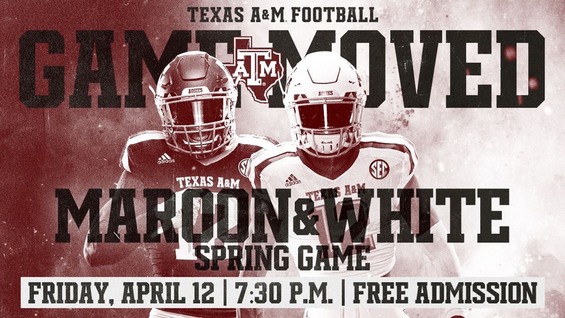 Texas A&M Football's 2019 Maroon & White Game rescheduled for Friday