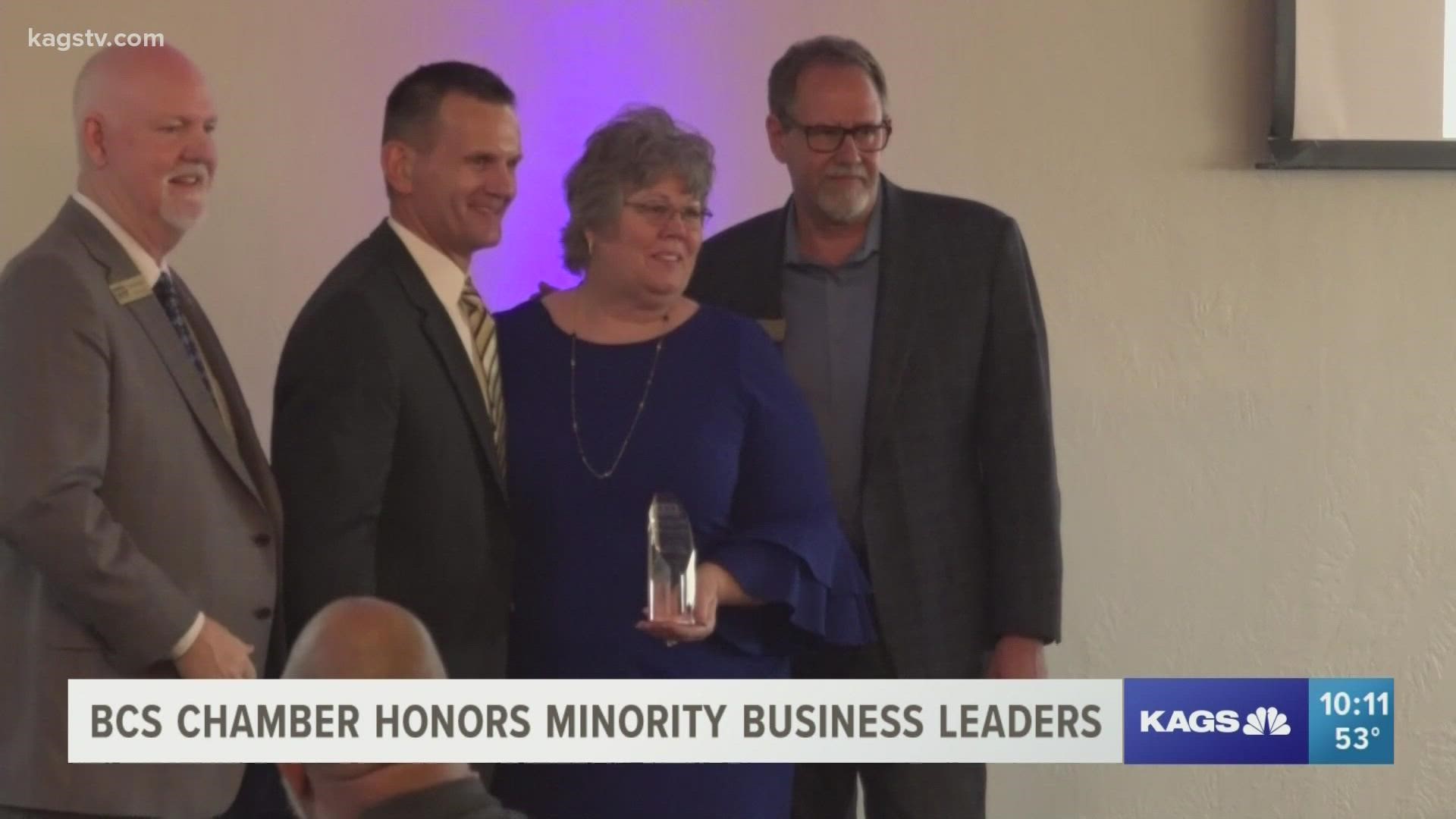 Several local businesses were honored at a special luncheon.