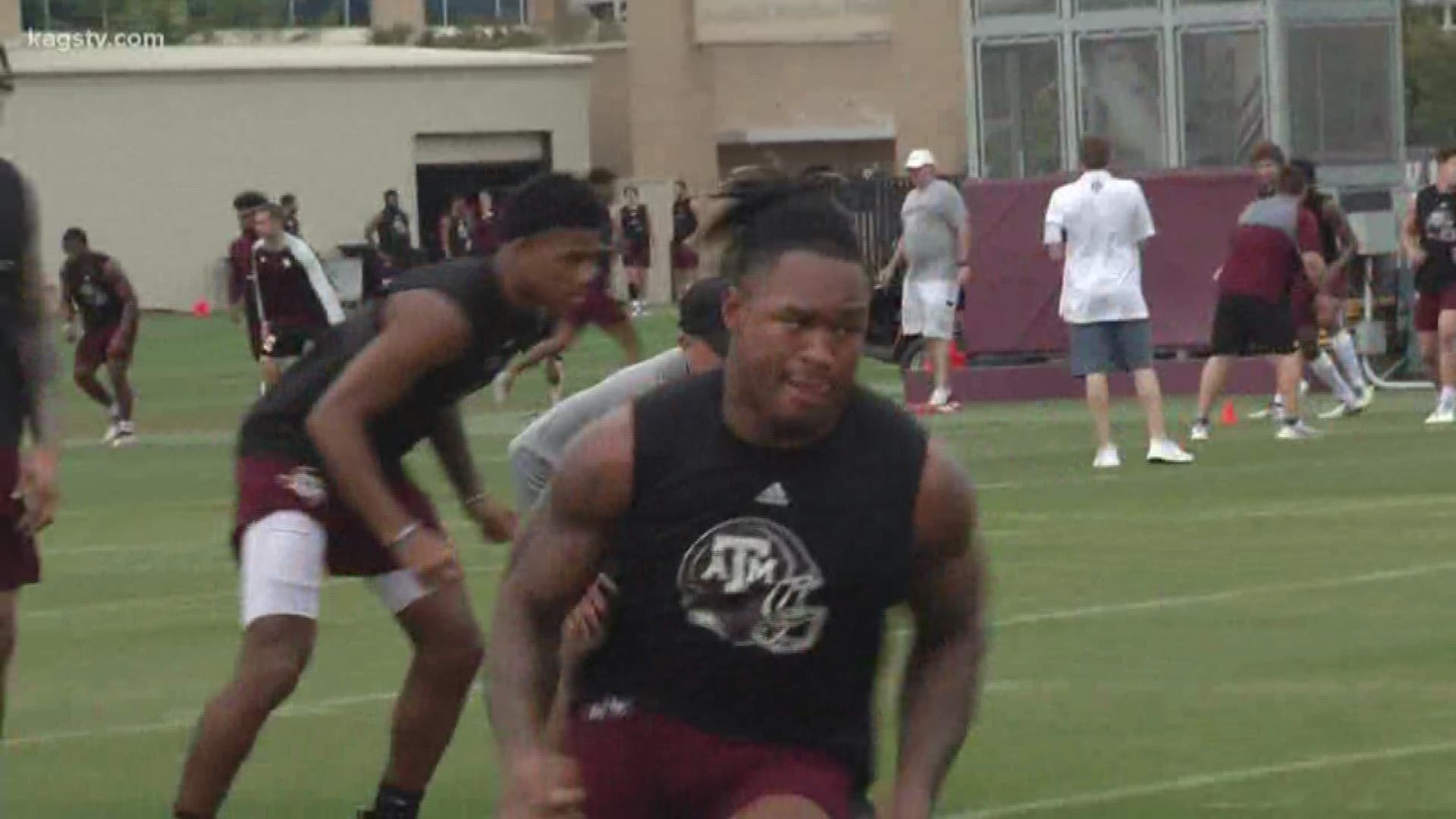 Texas A&M held its first conditioning session of the 2020 season.