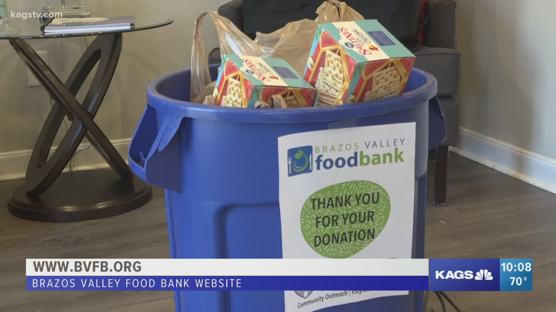 StyleCraft created 7 food drives that will be open for a few more days. The CEO and owner Randy French got his team together to support the Brazos Valley Food Bank.