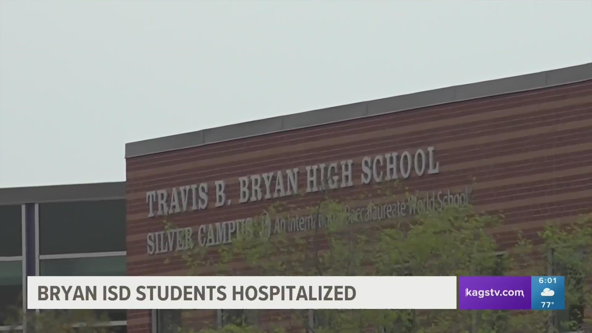 According to Bryan PD, two adults and one juvenile were arrested after an investigation was launched into where edibles that hospitalized three students came from.