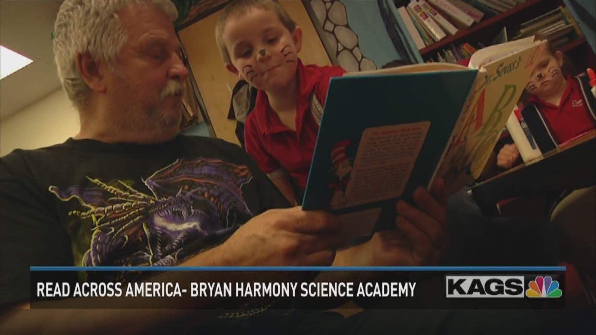 Bryan's Harmony Science academy invited parents to come read with their children.