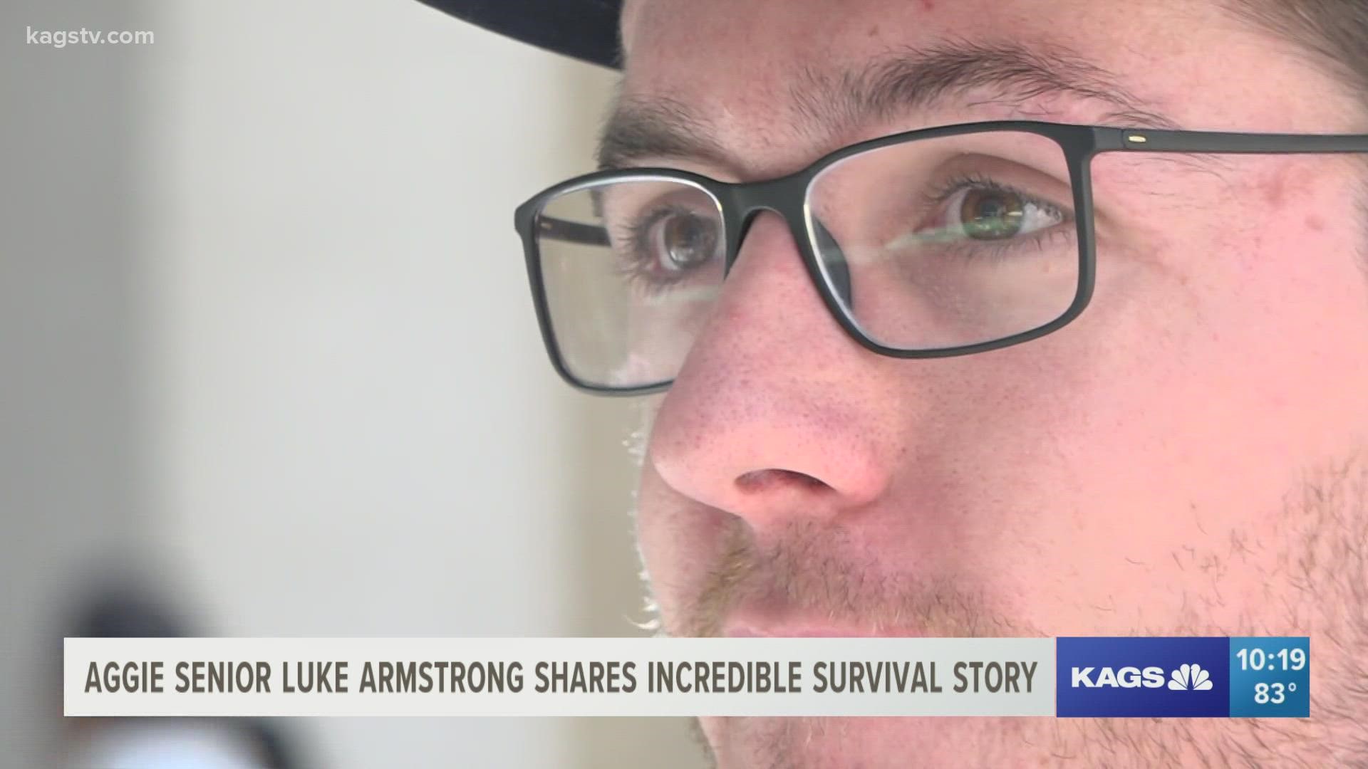 Luke Armstrong, the lone survivor from the tragedy, is still recovering as he readies for classes