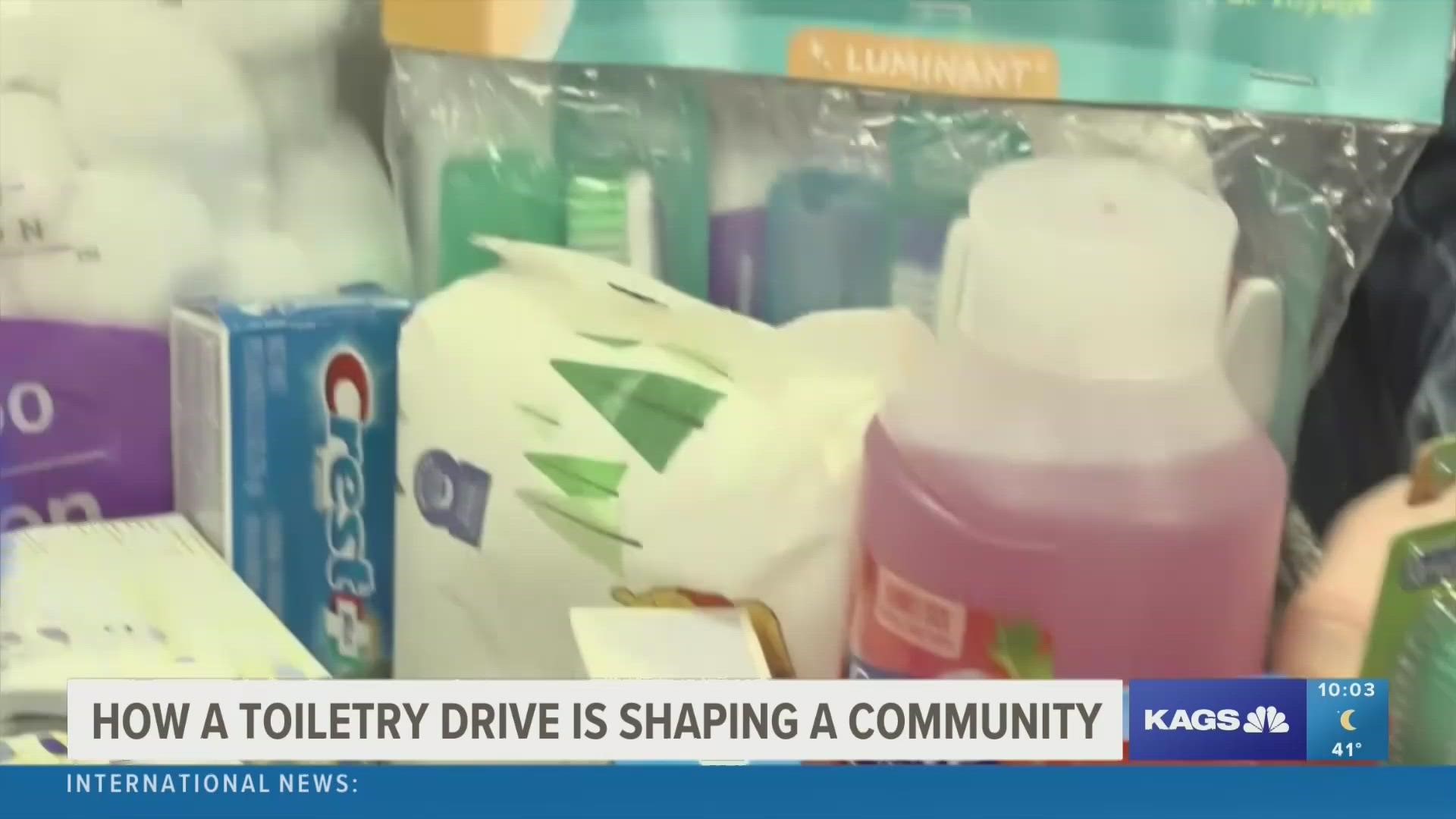 Madisonville Elementary School started a toiletry drive back in 2020 to teach their students that making an impact can be as simple as donating toiletries.