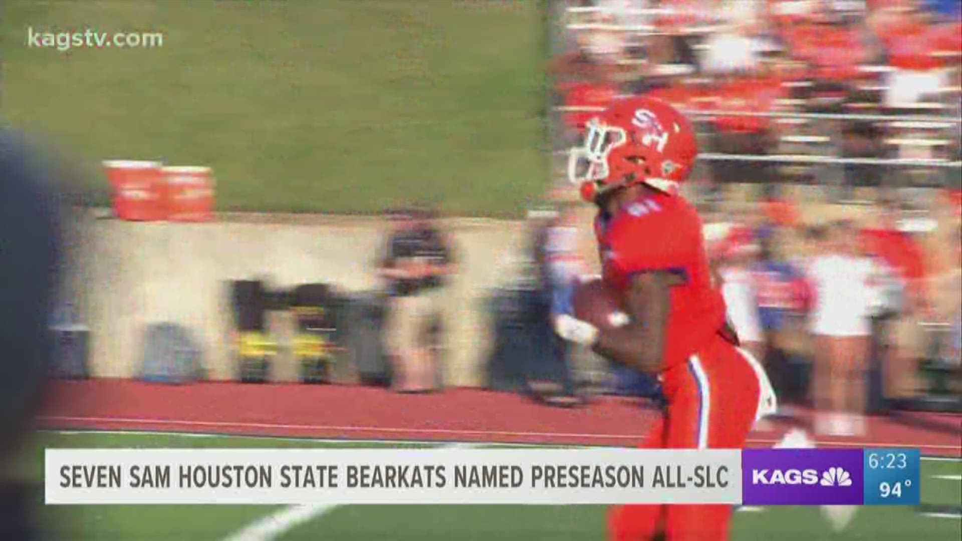Seven Sam Houston State football players have been named to SLC preseason team.