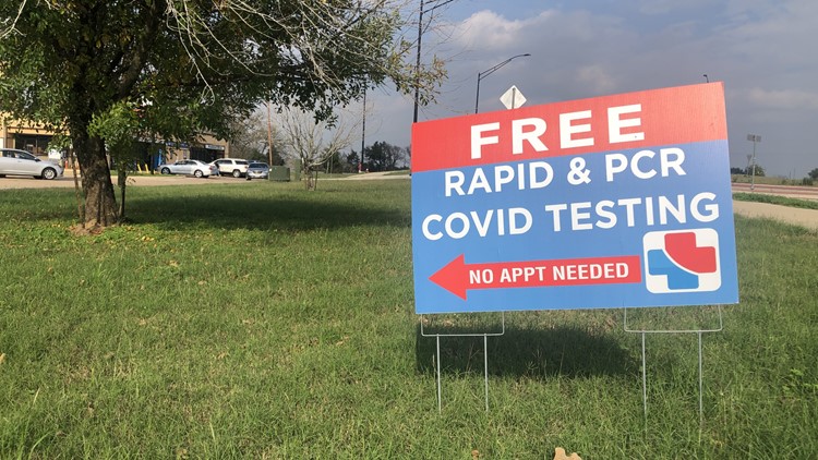 COVID-19 testing sites in Brazos County