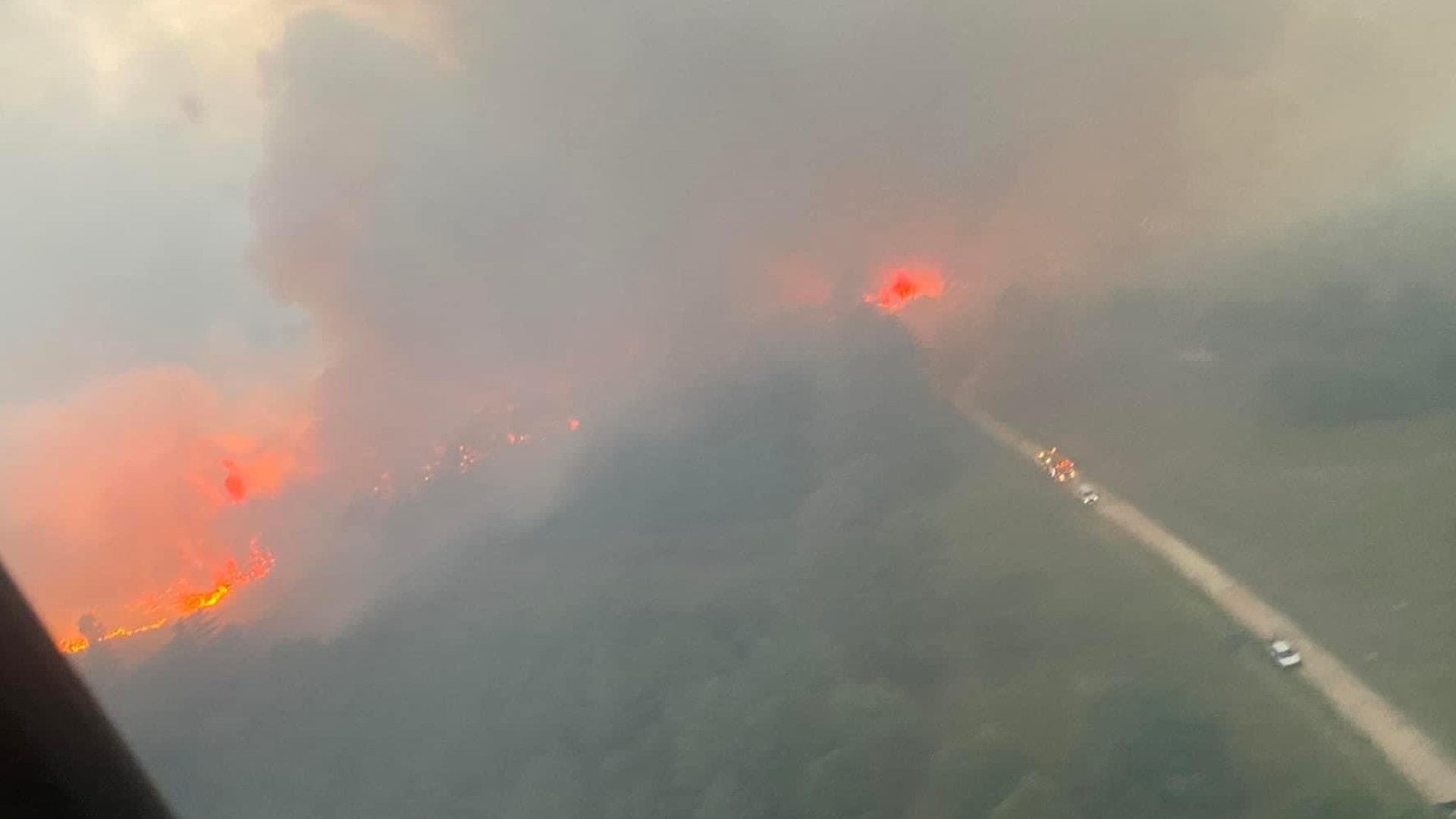 Davis noted that their office has previously assisted with wildfires, and that multiple first responders and the Texas A&M Forest Service assisted them.