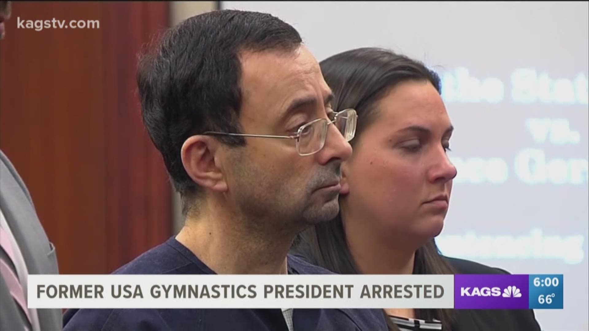 The former President of USA gymnastics is awaiting extradition to Texas for his alleged role in the sexual assault case against Larry Nassar.