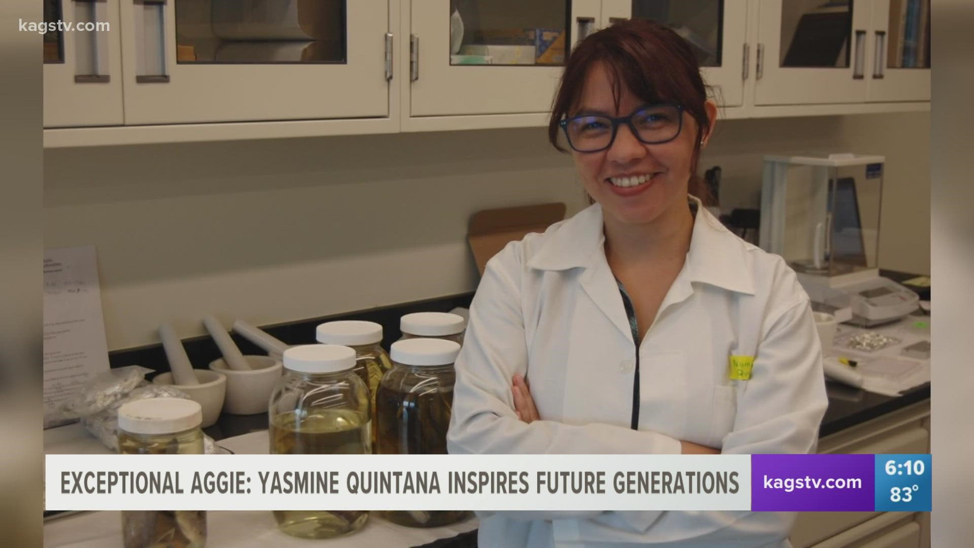 Yasmin Quintana hopes her passion for science will inspire other aspiring young women scientists
