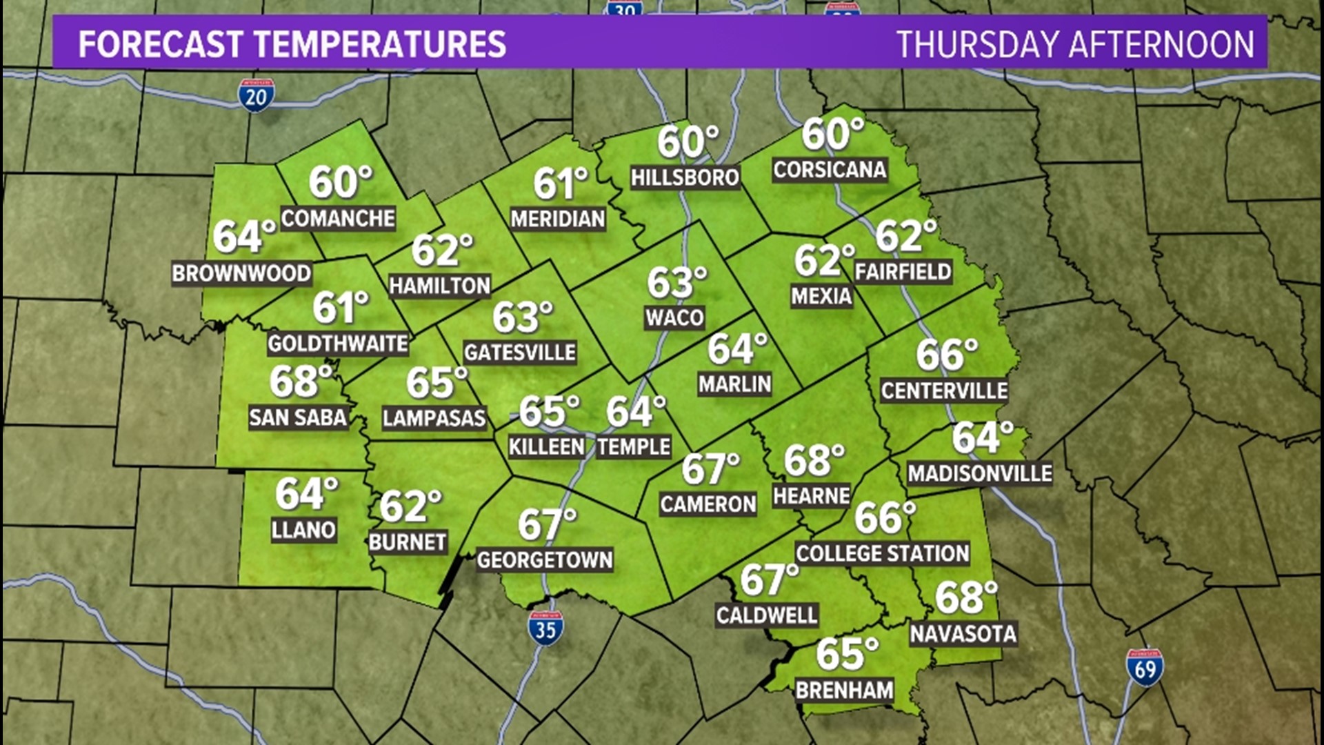 WEATHER AWARE | One More Morning in the Teens Before We Thaw Out ...