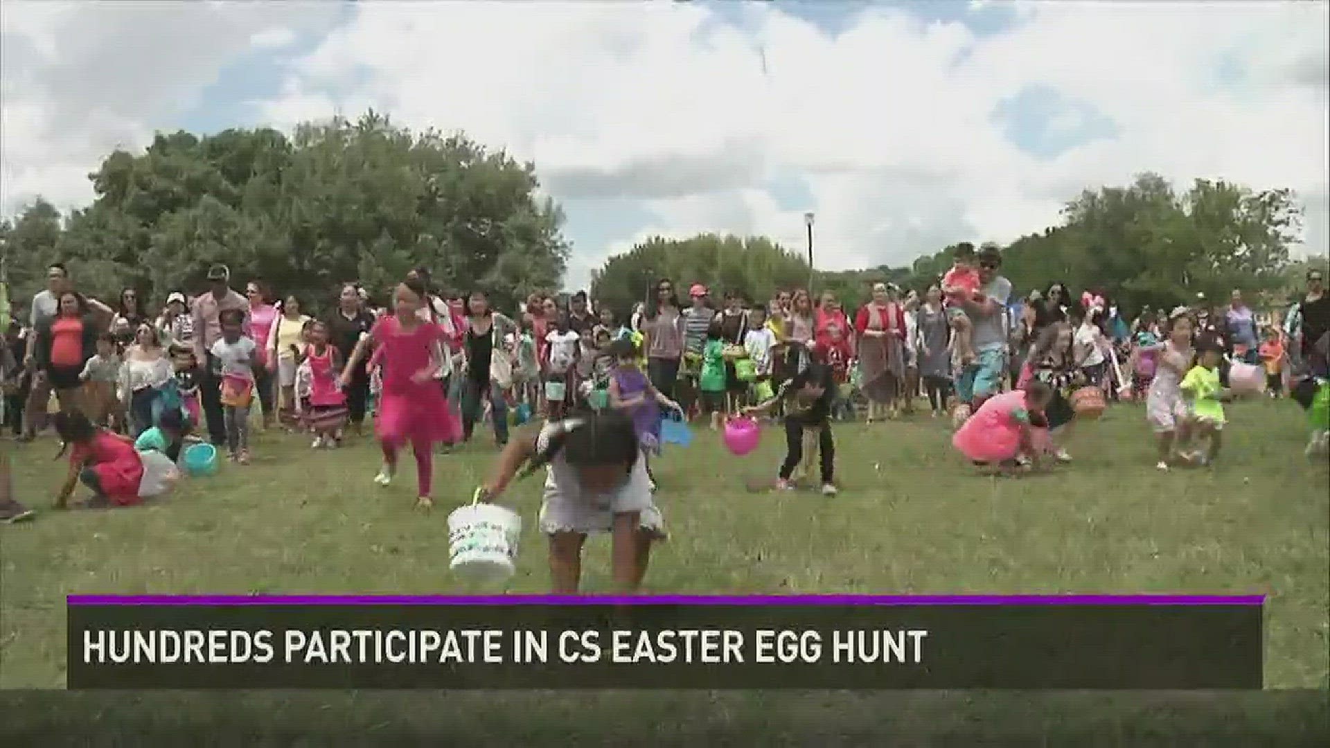 A look at the College Station Easter egg hunt and others in the area.