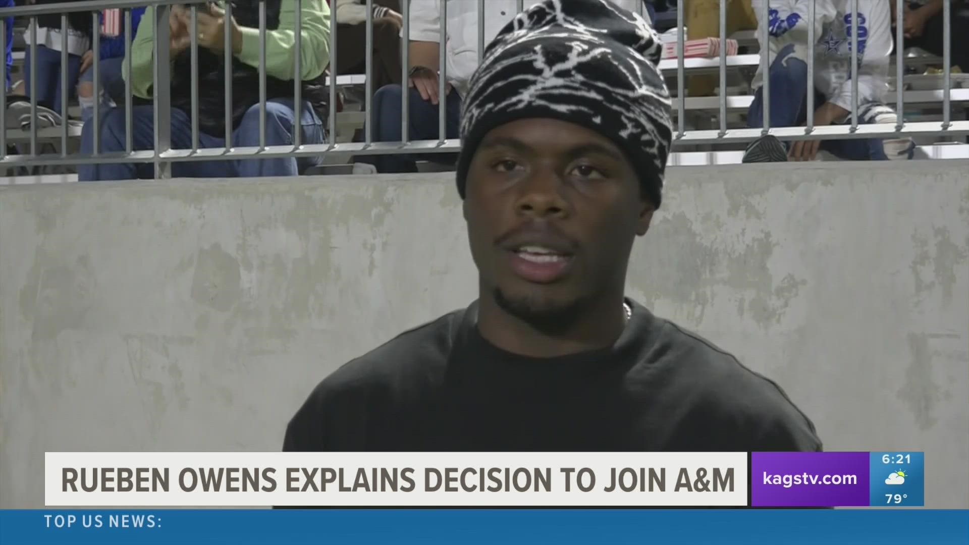 Texas A&M lands top-rated running back Rueben Owens