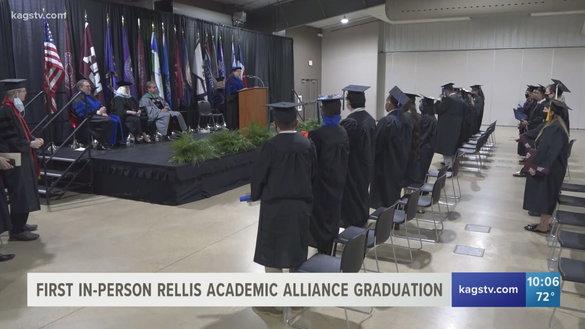 Class of 2020 and Class of 2021 made history today being the first people to graduate in-person from The Texas A&M University System RELLIS Campus.