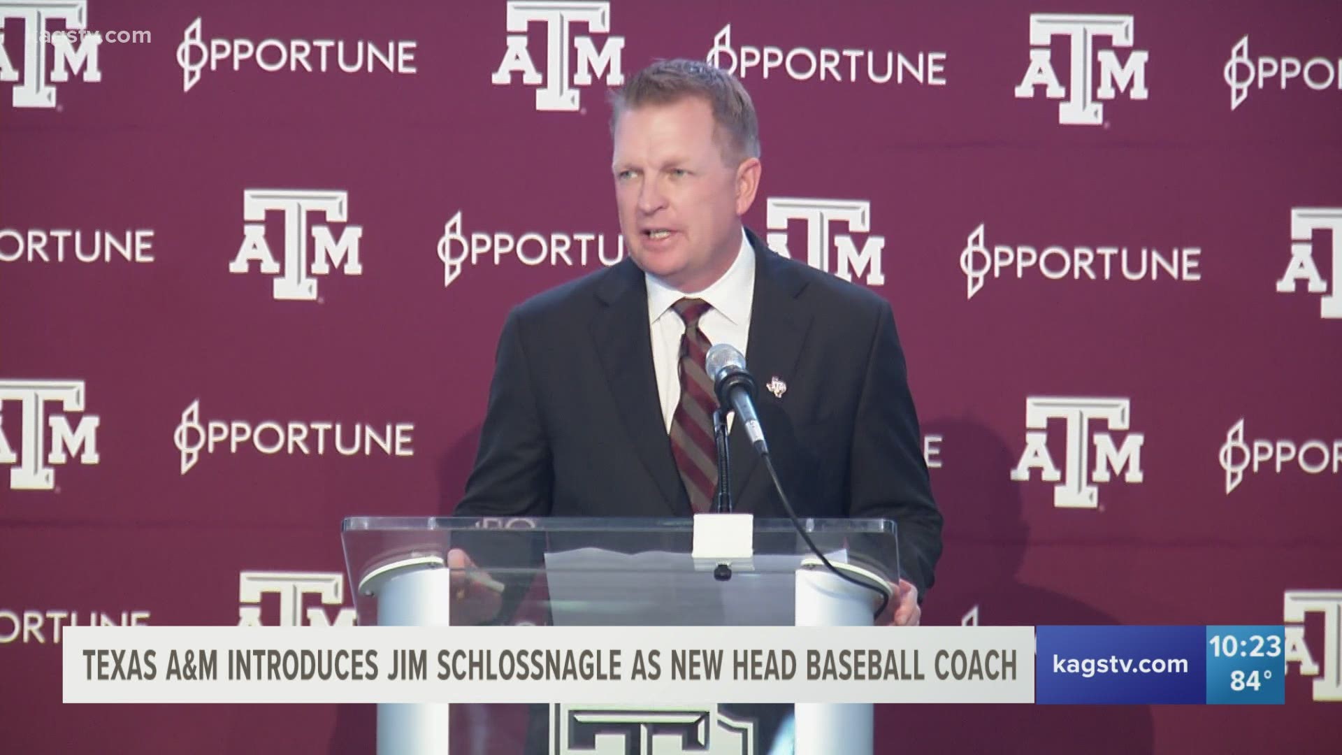 Jim Schlossnagle is the 4th A&M coach since 1959