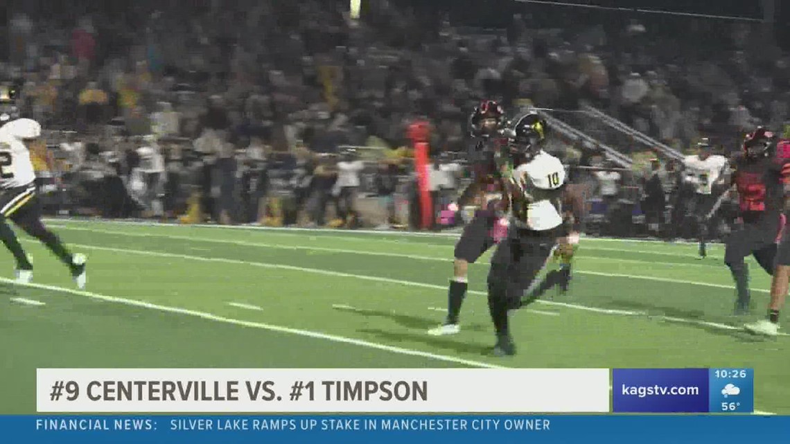 Top-ranked Timpson too much for #9 Centerville