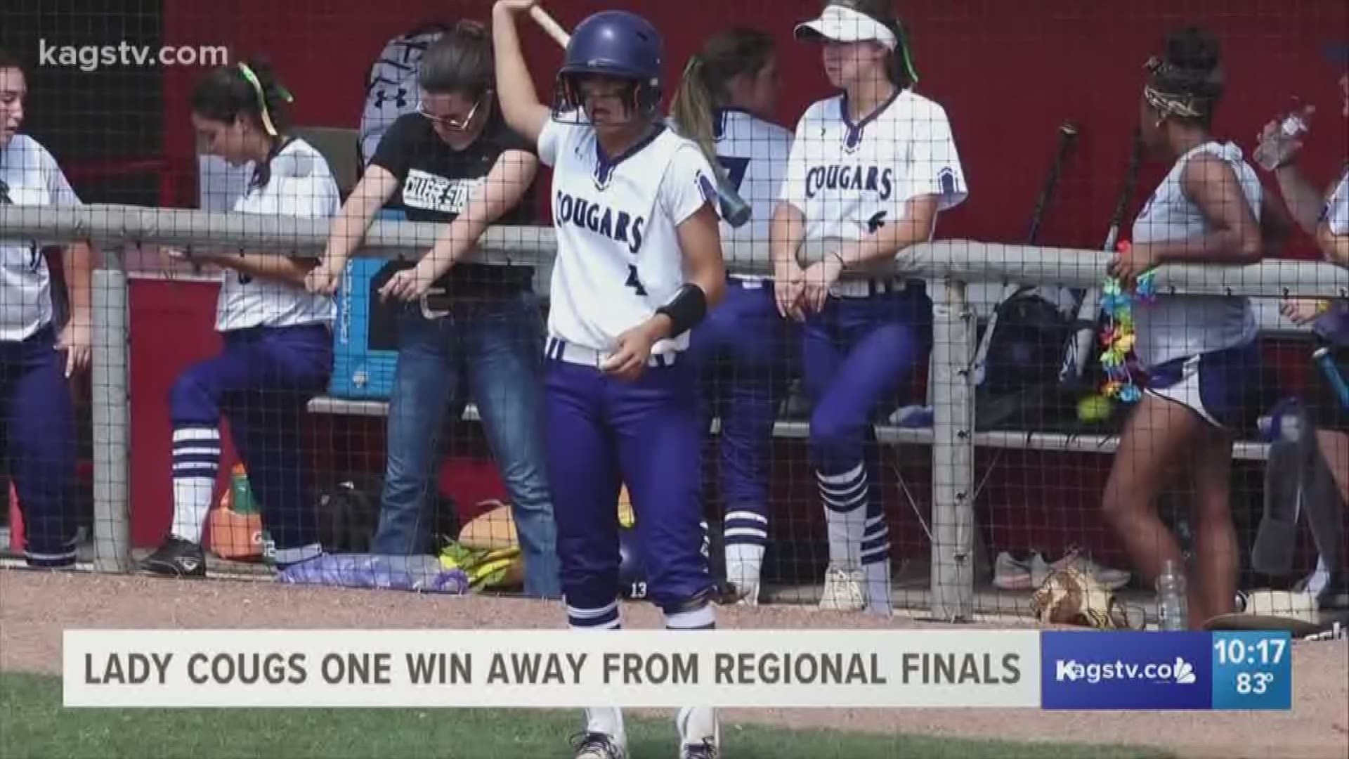 College Station dropped 2 games on Saturday, 3-2 and 4-1 to Barbers Hill, as the Lady Cougars were eliminated in the Regional Semifinals.