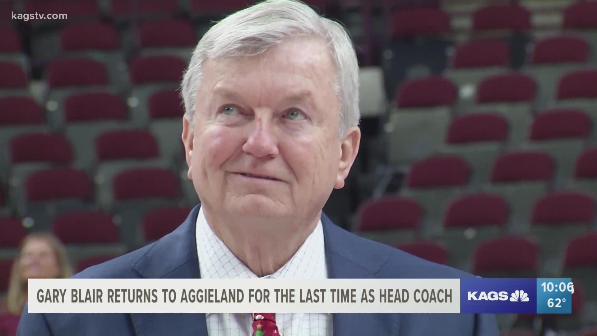 While he hangs up his professional coaching hat, Texas A&M Coach Gary Blair says he's still got plenty to do.