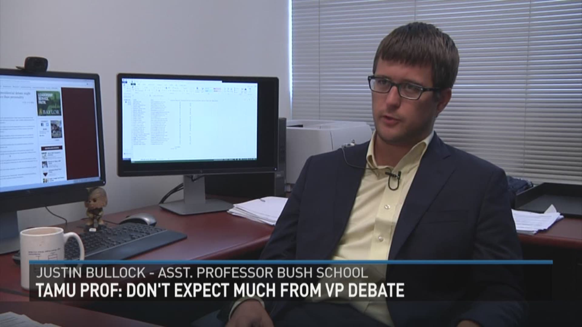Texas A&M Professor says this election year is not a normal year, so why expect anything less from the VP candidates/ 