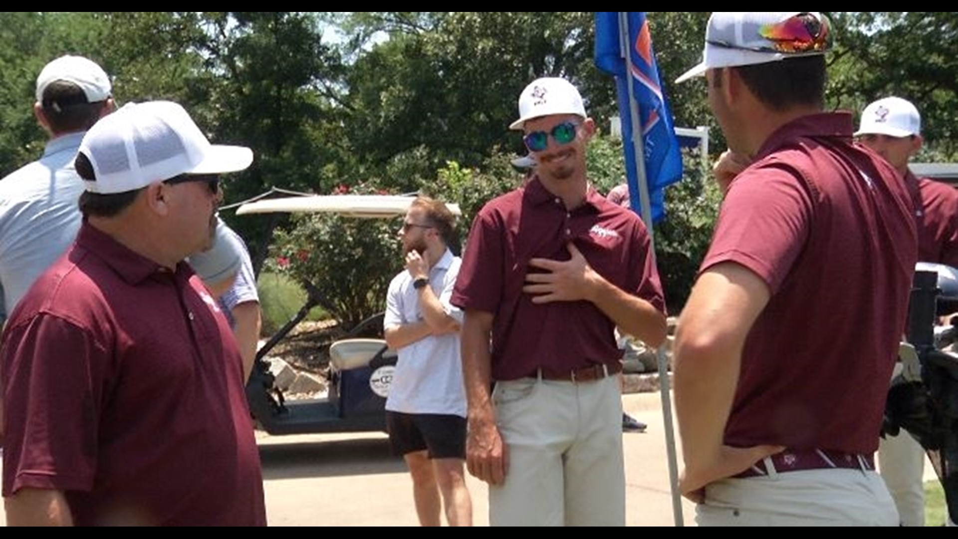 Texas A&M golf teams post topfive opening rounds at Blessings