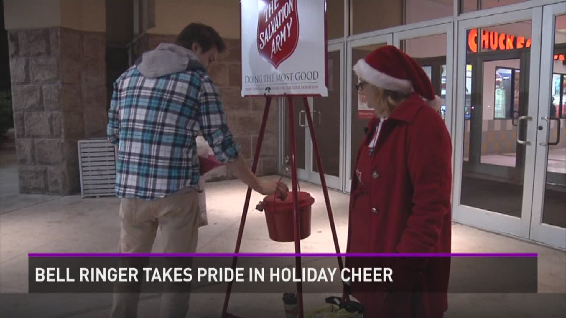 Peggy Campise has been a Salvation Army Bell Ringer for 20 years.