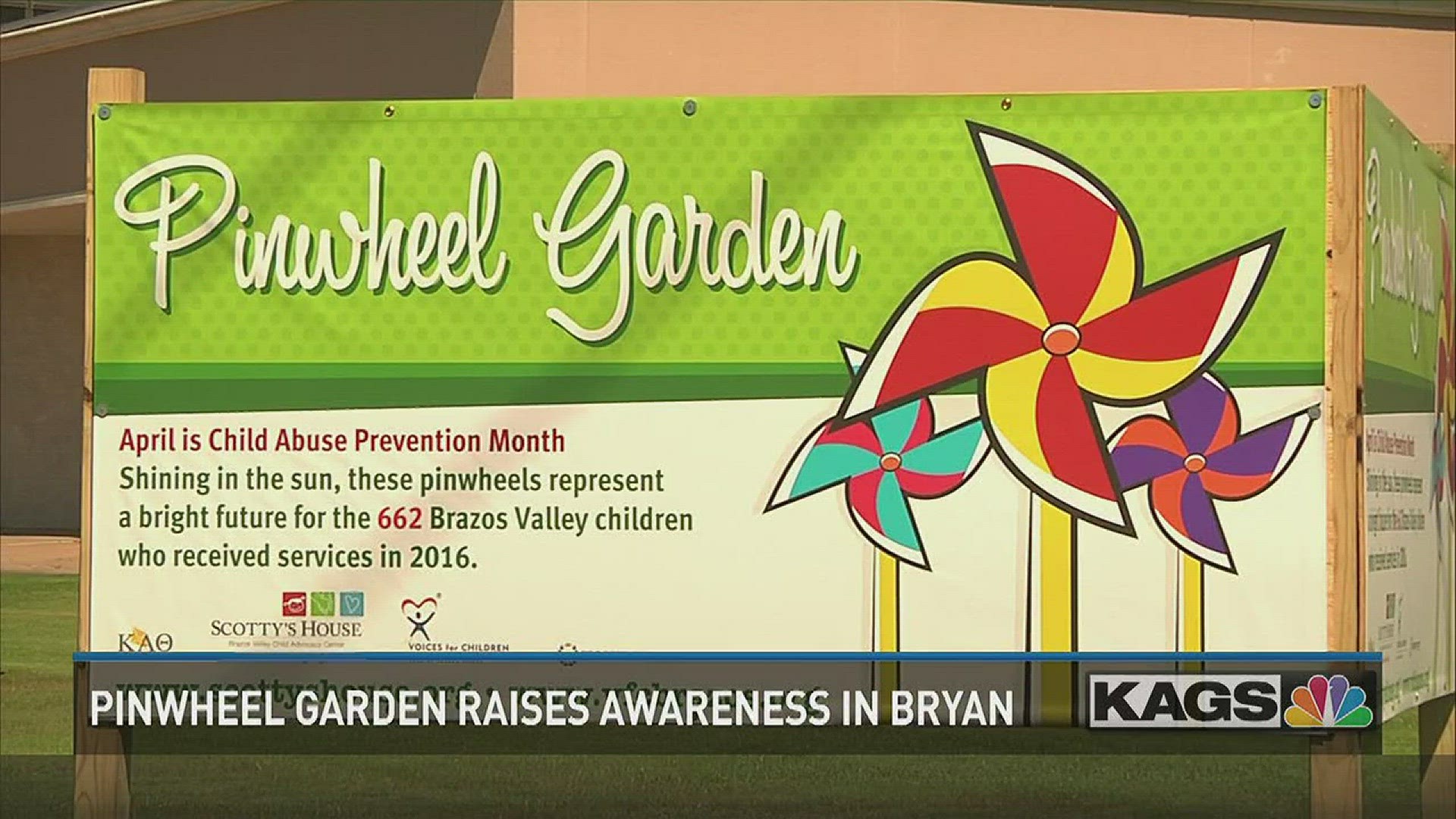 The 8th annual Pinwheel Garden has been planted to bring awareness to child neglect and abuse.