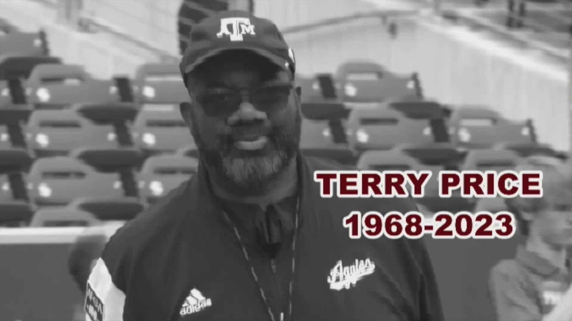 A celebration of life was held in Price's honor at the Central Church in Bryan. The event attracted former Aggie players and coaches from across the country.