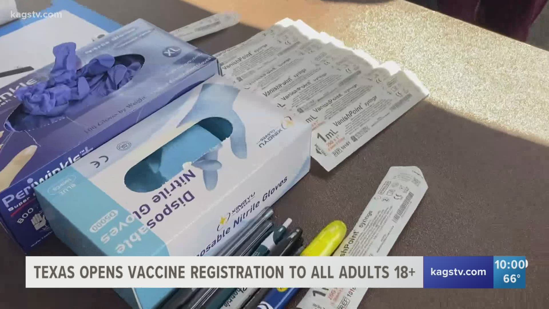 Only if a vaccination site is offering the Pfizer vaccine can a 16-year-old and older person register to receive the shot