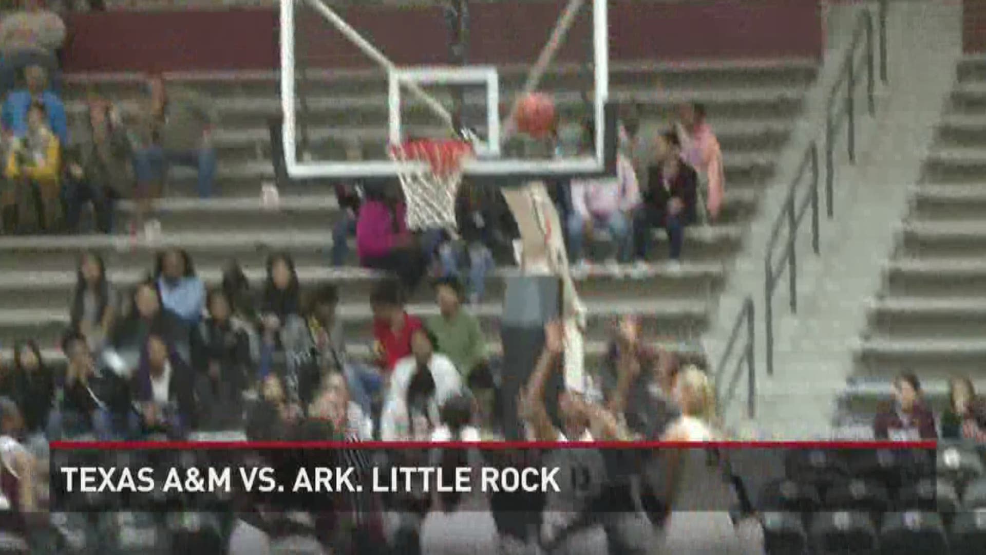 The Texas A&M women's basketball team overcame a halftime deficit to beat Arkansas Little Rock and stay unbeaten on the year.