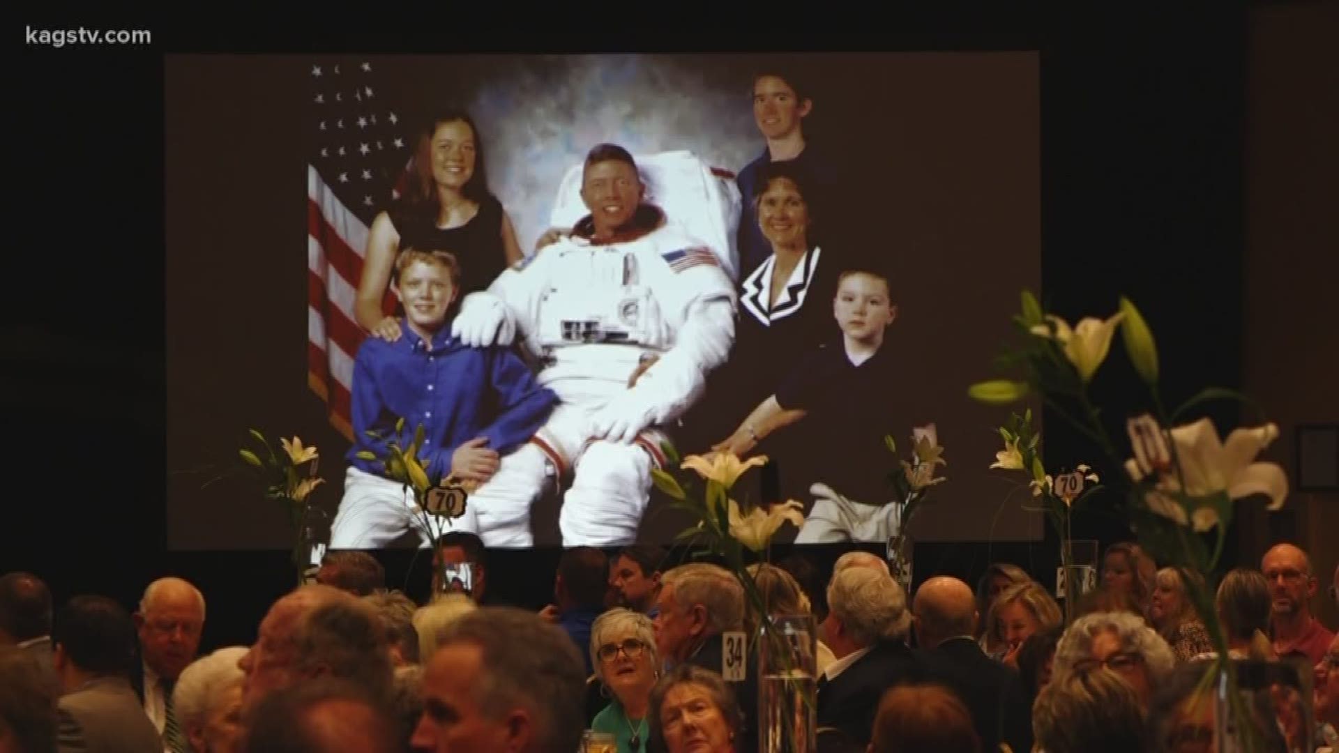Col. Michael E. Fossum, also known as the "Aggie Astronaut," spoke at the Salvation Army's eighth annual "Doing the Most Good" luncheon.