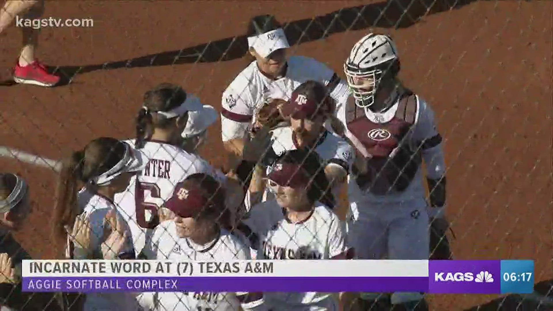 No. 7 Texas A&M swept Incarnate Word 7-0 and 8-3 on Wednesday.