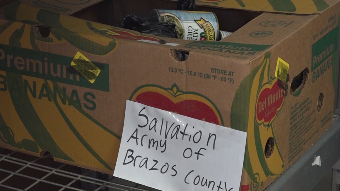 Brazos County Salvation Army making food pantry changes in March
