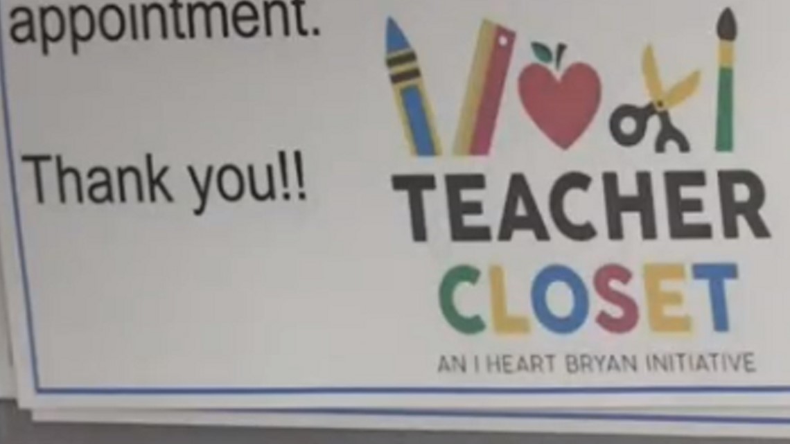 I Heart Bryan's Teacher Closet expanding through BCS - Vimarsana News