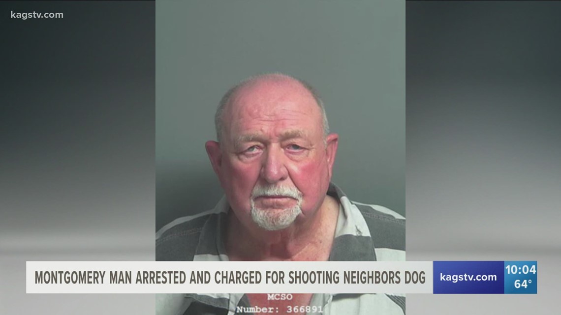 Montgomery man arrested & charged after shooting a neighbors dog ...