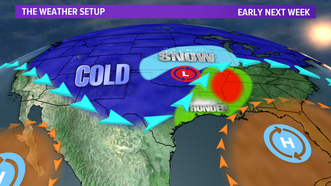 Mild Weekend But A Strong Cold Front Brings A Significant Tempera ...