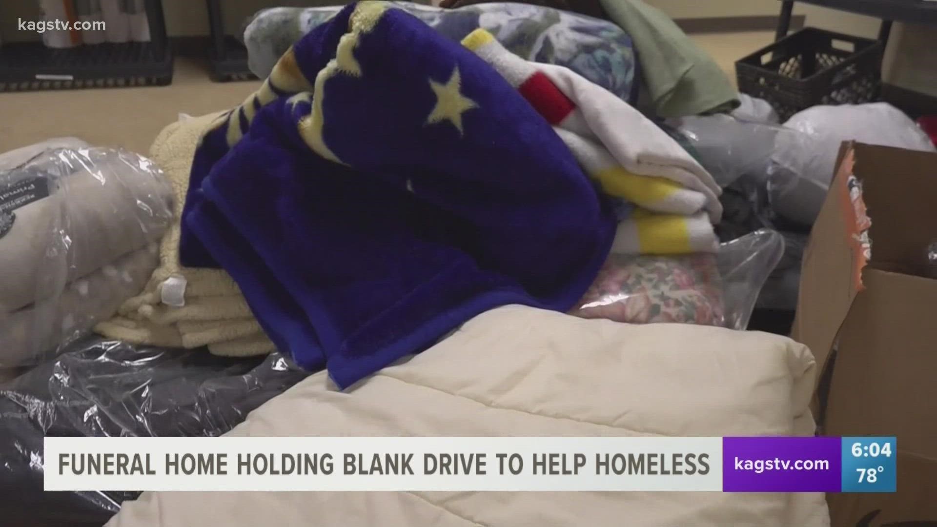 The yearly drive began after the home heard stories of many homeless folks going cold and falling ill during the holiday season