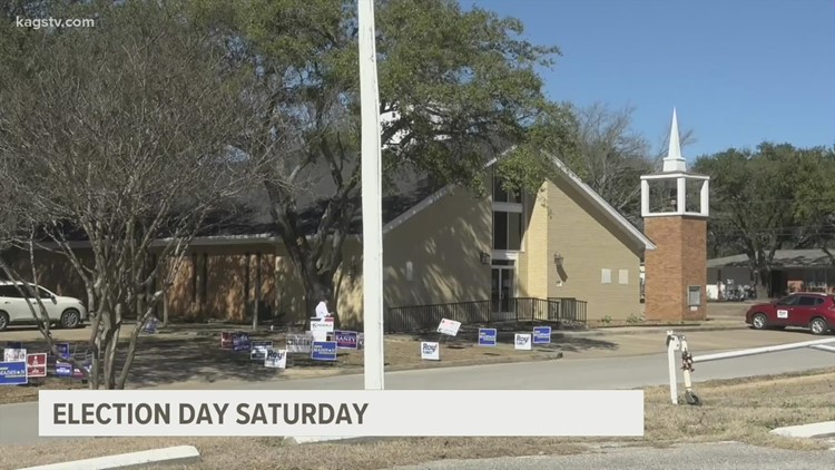 Election Day on Saturday across the Brazos Valley