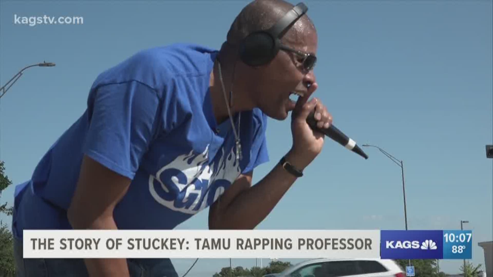 You may have seen him rapping on a local street corner. See his story.