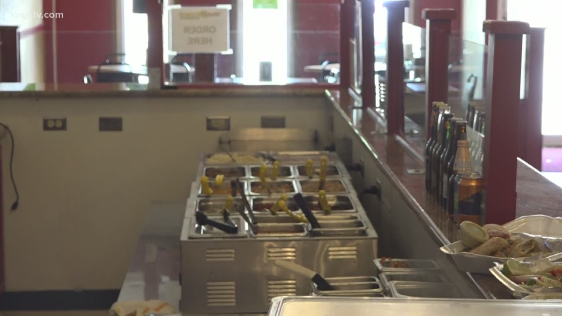 Taco Crave is used to seeing over 100 customers a day, but the owner said there is a decline of about 60 or 70 percent.