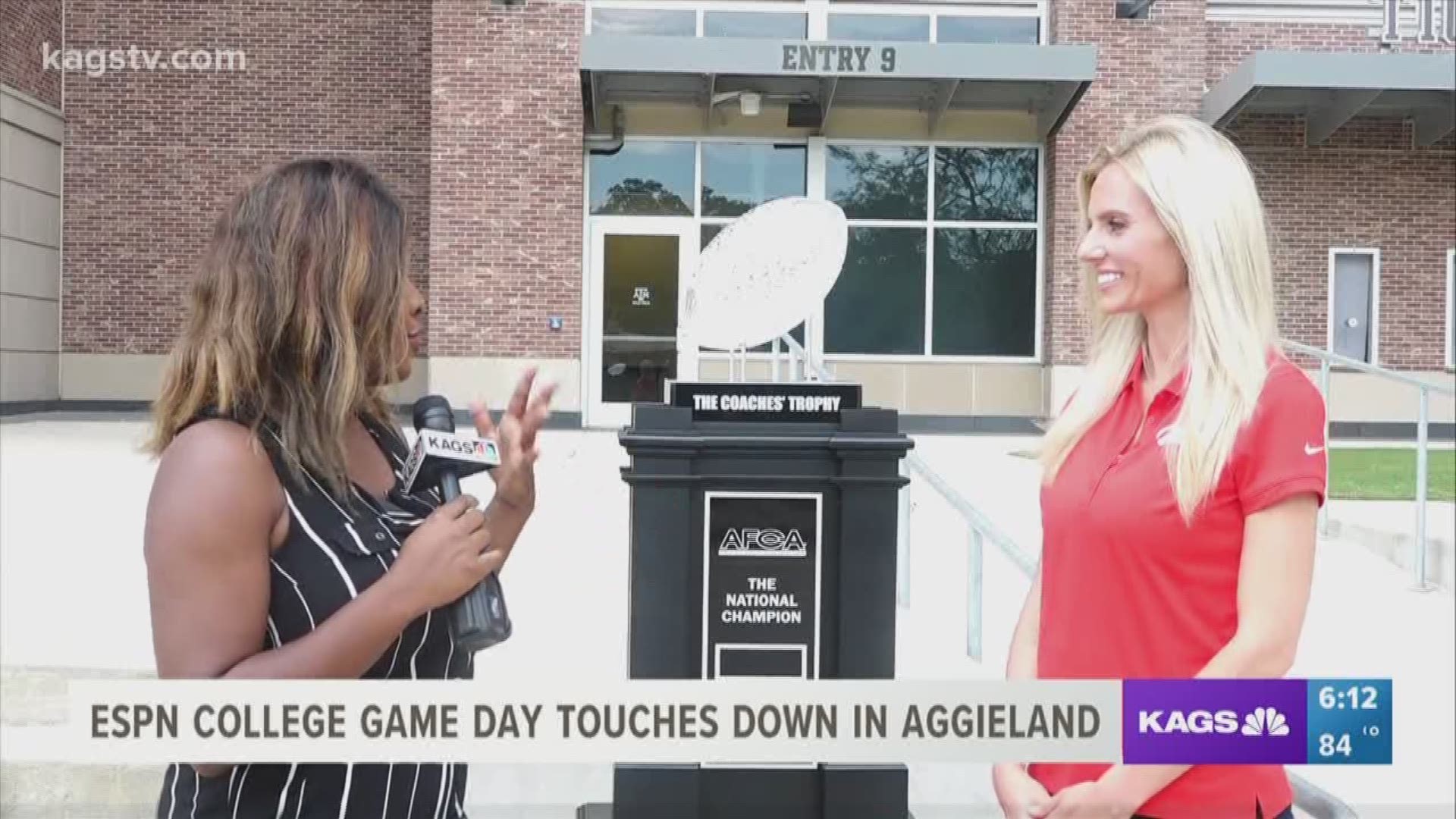 College Game Day is in Aggieland and Kerrie takes a look back on the times Game Day has visited Aggieland.
