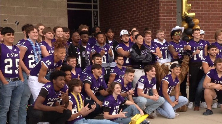 College Station high school receives championship worthy send-off