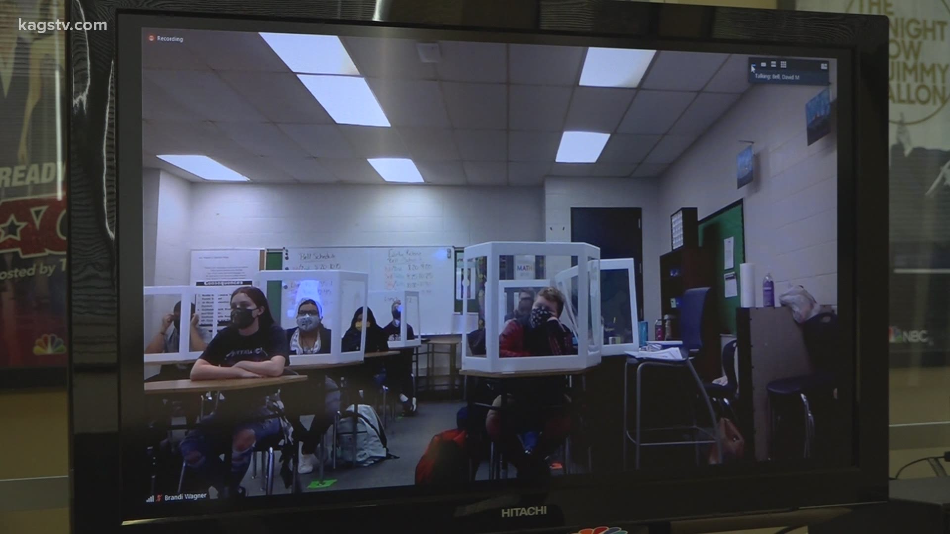 Because Bryan ISD's safety guidelines do not allow visitors in schools, A&M's Robomasters chatted with students over Zoom about STEM opportunities.