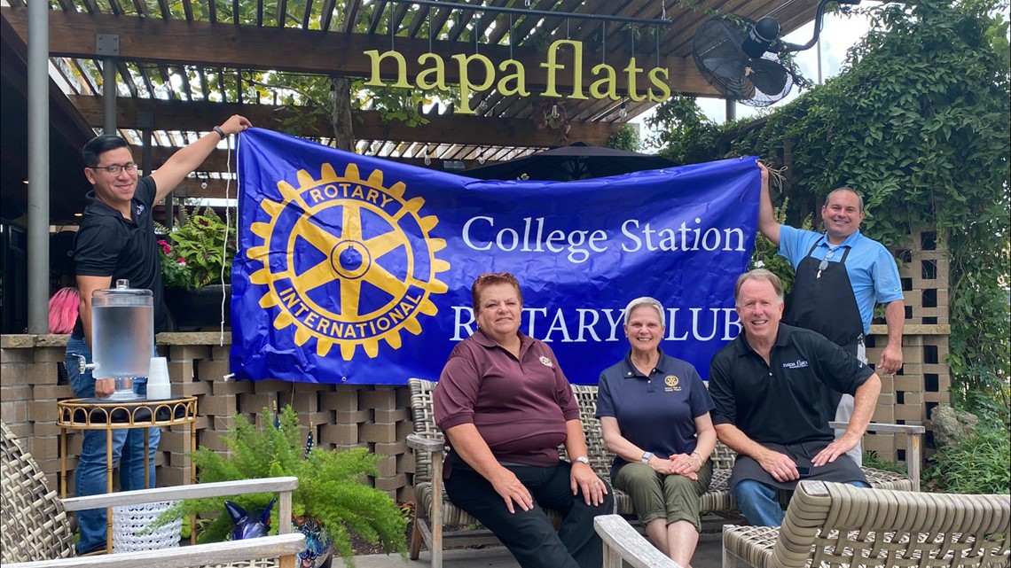 College Station Rotary Club looks to help the Brazos Valley with a Napa Flats fundraiser - Vimarsana News